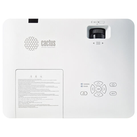Проектор CACTUS CS-S2.WT, 3 LCD, 1024x768, 16:9, 4:3, 40000 лм, 15000:1, 3,26 кг - фото 7