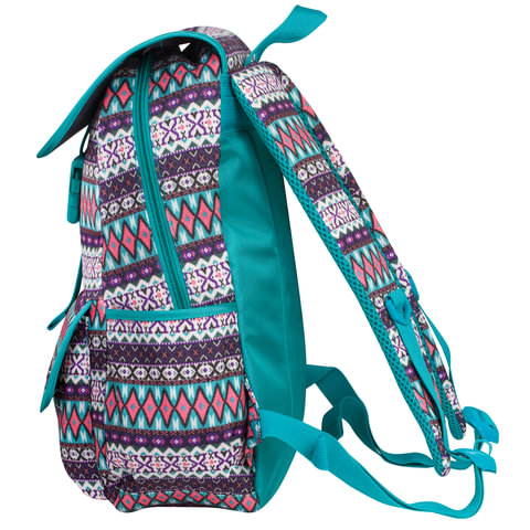 Рюкзак BRAUBERG TRACE универсальный, с клапаном, узоры, "Rhombus", 34х25,5х12,5 см, 226358 - фото 2