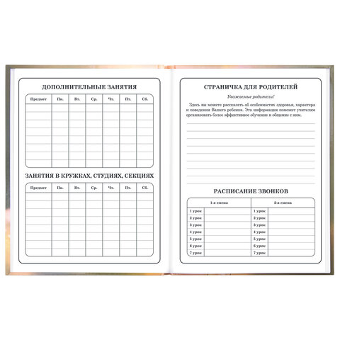 Дневник 1-4 класс 48 л., твердый, ЮНЛАНДИЯ, глянцевая ламинация, с подсказом, "Хомячок", 107579 - фото 7