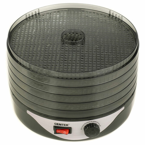Сушилка для овощей CENTEK CT-1658, объём 4 л, 270 Вт, 5 поддонов, механическое управление, черная - фото 4