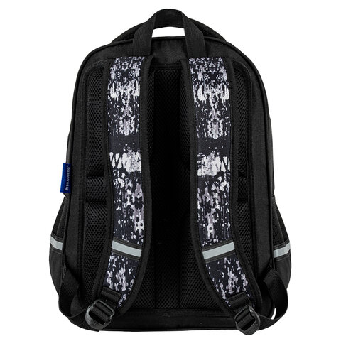 Рюкзак BRAUBERG SOFT, 2 отделения, 3 кармана, "Don't be afraid", СВЕТЯЩИЙСЯ, 40х31х15 см, 271364 - фото 5