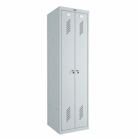 Шкаф металлический для одежды BRABIX "LK 21-50", 2 секции, 1830х500х500 мм, 29 кг, 291379 - фото 2