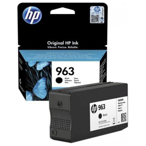 Картридж струйный HP (3JA26AE) для HP OfficeJet Pro 9010/9013/9020/9023, №963 черный, ресурс 1000 страниц - фото 2