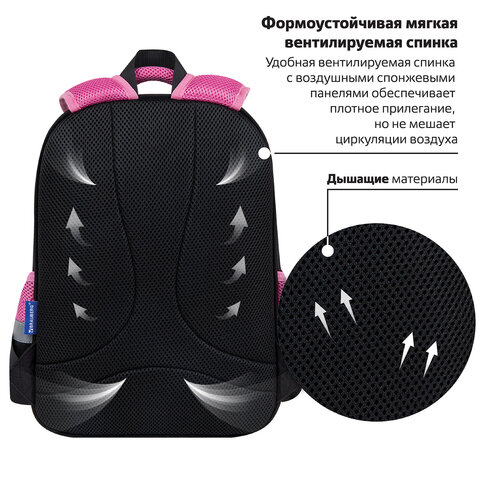 Рюкзак BRAUBERG FAVOUR, 2 отделения, 3 кармана, "Don't wake up", 40х29х15 см, 272058 - фото 10