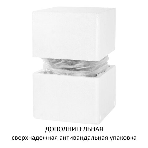 Ведро для мусора СЕНСОРНОЕ 30 л, нержавеющая сталь, зеркальная крышка, питание от 4-х батареек AA (не входят в комплект), LAIMA, 609329 - фото 15