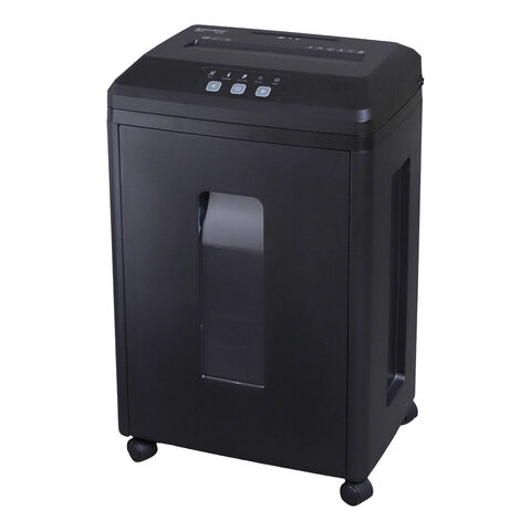 Уничтожитель (шредер) BRAUBERG PROFESSIONAL PS-623n, CD, "HeavyDuty", 7 уровень секретности, 1х2 мм, 6 листов, корзина 23 литра, 532592 - фото 1