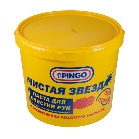 Паста очищающая средство для рук, 5 л, PINGO (Пинго), ЧИСТАЯ ЗВЕЗДА, от самых стойких загрязнений, банка, 85010-12 - фото 5
