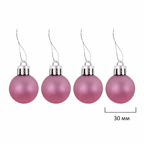 Шары новогодние ёлочные "Elegant Pink" 77 предметов, розовый/белый, ЗОЛОТАЯ СКАЗКА, 591715 - фото 11