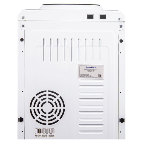 Водораздатчик-кулер БЕЗ НАГРЕВА И ОХЛАЖДЕНИЯ, AQUA WORK 0.8-LWR, напольный, 2 крана, белый, 27934 - фото 11