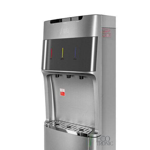 Кулер для воды ECOTRONIC M30-LXE, напольный, НИЖНЯЯ ЗАГРУЗКА, нагрев/охлаждение, 3 крана, серый 7270 - фото 9