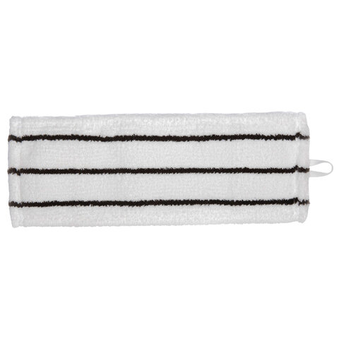 Насадка МОП плоская для швабры/держателя 50 см, уши/карманы (ТИП У/К), микрофибра/скраб, LAIMA EXPERT, 605314 - фото 1