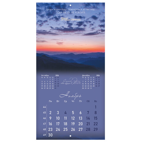 Календарь настенный перекидной 2026 г., BRAUBERG, 12 листов, 28,5х28,5 см, "Твоя вселенная", 116924 - фото 14