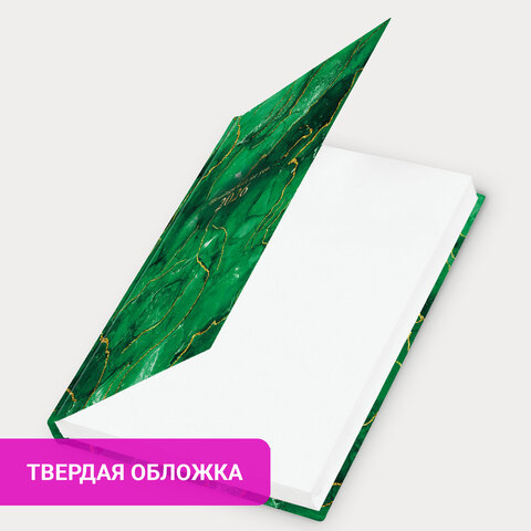 Ежедневник датированный 2026 145х215 мм, А5, STAFF, ламинированная обложка, "Green Marble", 117315 - фото 11