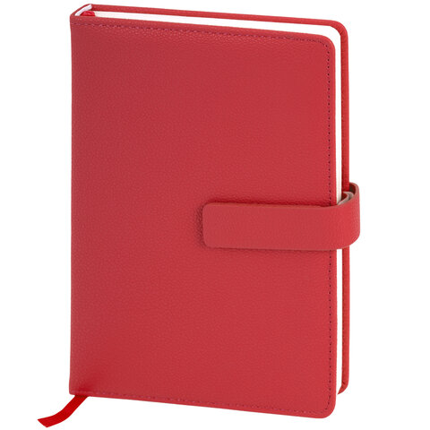 Ежедневник в подарочном наборе 5 в 1, А5, 145x212 мм, BRAUBERG "President", под кожу, 160 листов, красный, 116851 - фото 2