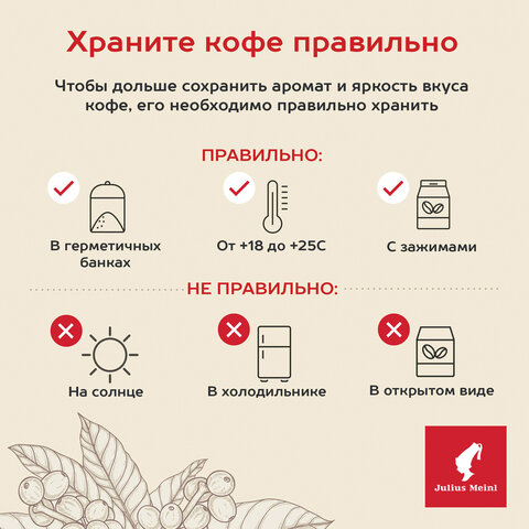 Кофе в зернах JULIUS MEINL "Prasident Classic Collection" 1 кг, ИТАЛИЯ, 89933 - фото 9