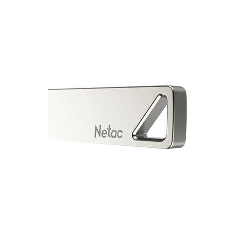 Флеш-диск 64 GB NETAC U326, USB 2.0, металлический корпус, серебристый, NT03U326N-064G-20PN - фото 2