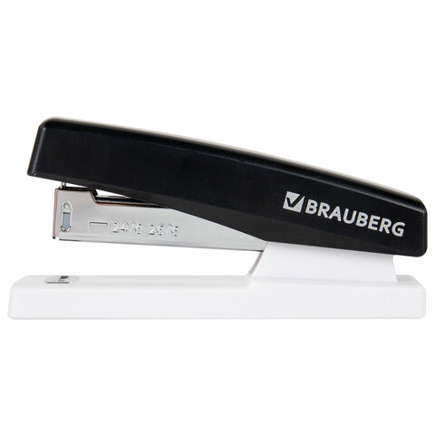 Степлер №24/6, 26/6 BRAUBERG "STYLE", до 25 листов, черный, 272747 - фото 3