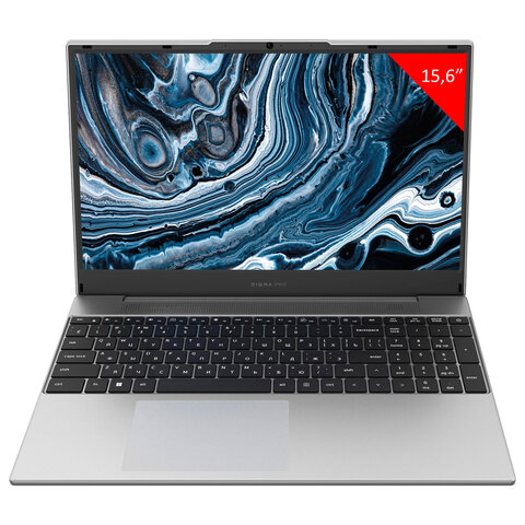 Ноутбук DIGMA Pro Breve 15.6", Ryzen 7 7730U, 16 Гб, SSD 512 Гб, Windows 11 Pro, серебристый, DN15R7-ADXW05 - фото 1
