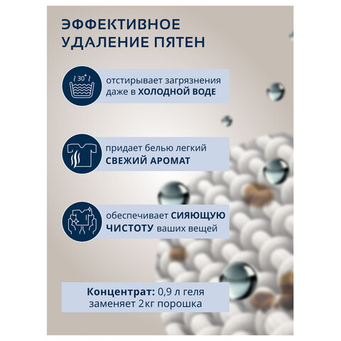 Гель для стирки 900 мл, BIMAX "100 пятен", 998-3 - фото 4