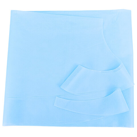 Фартук защитный одноразовый, длина 110 см, КОМПЛЕКТ 10 шт., ламинированный спанбонд 40 г/м2, ГЕКСА - фото 11