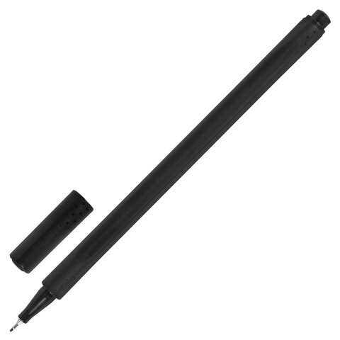 Ручки капиллярные (линеры), 36 ЦВЕТОВ, BRAUBERG ART, "Classic", трехгранные, металлический наконечник, линия письма 0,4 мм, 144150 - фото 4