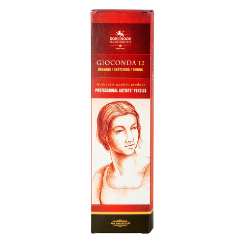 Карандаш угольный KOH-I-NOOR, 1 шт., "Gioconda" EXTRA, черный, B, 8811002003KS - фото 2