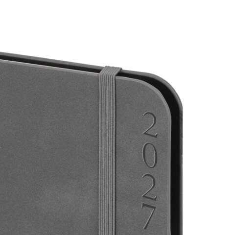 Ежедневник датированный 2027, А5, 151х213 мм, BRAUBERG "Note", под кожу, держатель для ручки, серый, 118090 - фото 3