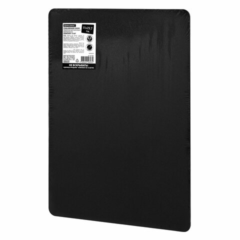 Табличка меловая А4 (21x29,7 см), КОМПЛЕКТ 10 штук, пластиковая, ЧЕРНАЯ, BRAUBERG, 291300 - фото 2