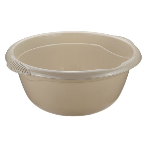 Таз 10 л, хозяйственный, круглый, с ручками, пластиковый, 16х40х37,5 см, цвет ассорти, IDEA, М 2506 - фото 3