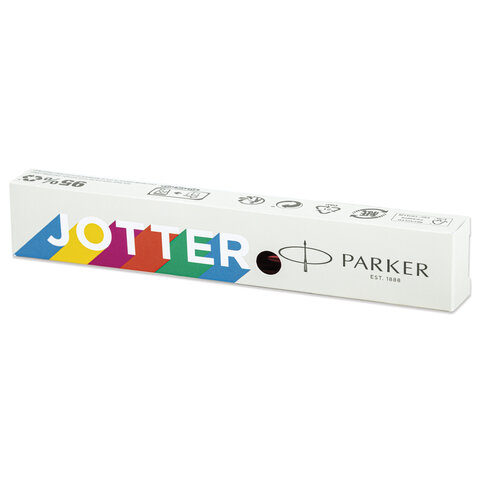 Ручка шариковая PARKER "Jotter Plastic CT", корпус красный, ежедневник А5 красный, пакет, 880897 - фото 5