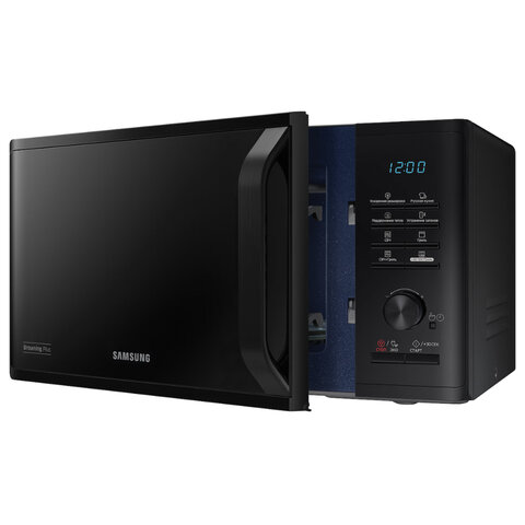 Микроволновая печь SAMSUNG MG23K3515AK/BW, объем 23 л, мощность 800 Вт, электронное управление, черная - фото 7
