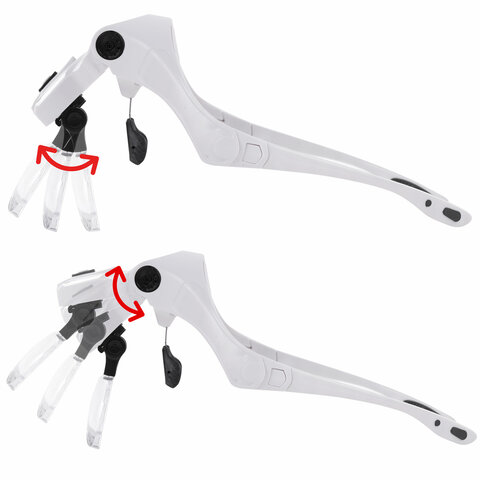 Лупа налобная с LED-ПОДСВЕТКОЙ, 5 сменных линз 95х33 мм, увеличение 1,0 - 3,5, BRAUBERG, 455929 Лупа налобная с LED-ПОДСВЕТКОЙ, 5 сменных линз 95х33 мм, увеличение 1,0 - 3,5, BRAUBERG, 455929 - фото 6