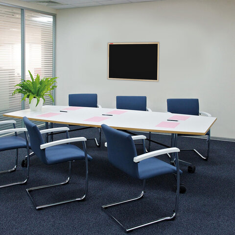 Доска для мела магнитная 30х45 см, черная, деревянная рамка, BRAUBERG "Wood", 238801 - фото 7