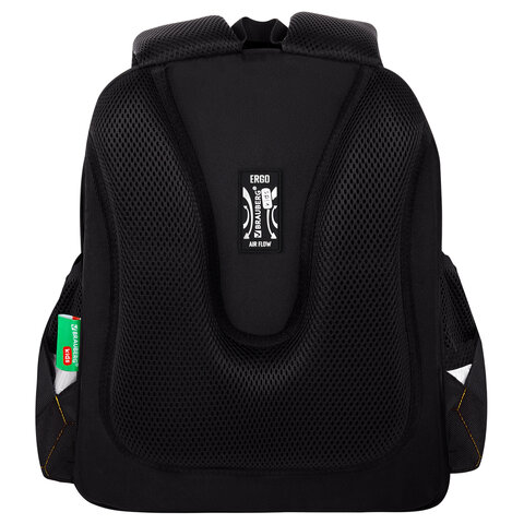 Ранец BRAUBERG KIDS STANDARD, 2 отделения, Fire split, 3D-панель, 36х28х14 см, 273147 - фото 5
