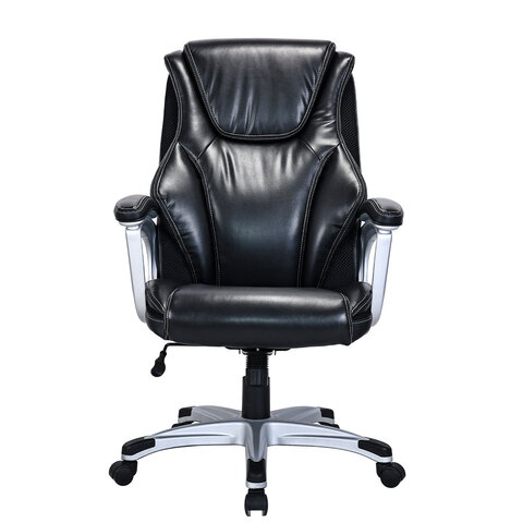 Кресло BRABIX PREMIUM "Credo EX-587", рециклированная кожа, черное, 532977 - фото 3