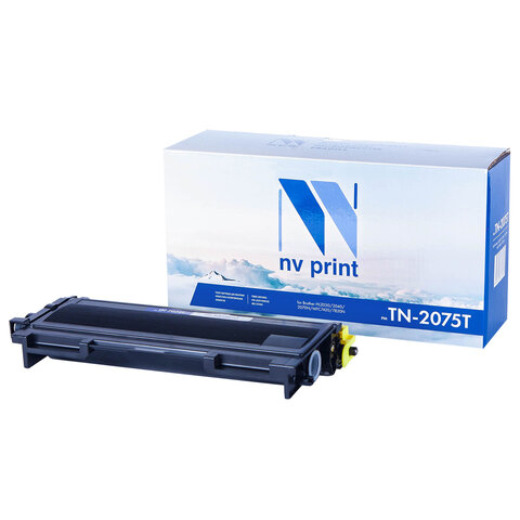 Картридж лазерный NV PRINT (NV-TN-2075) для Brother HL-2030R/HL-2040R/HL-2070NR, ресурс 2500 стр., NV-TN2075T - фото 1