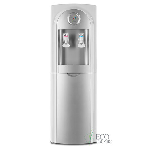 Пурифайер для воды ECOTRONIC C21-U4LE, напольный, НАГРЕВ/ОХЛАЖДЕНИЕ ЭЛЕКТРОННОЕ, 2 крана, белый, 7168 - фото 1