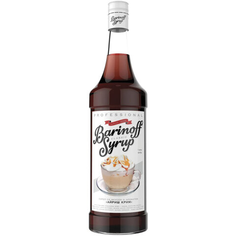 Сироп BARINOFF "Айриш-Крим", 1 л, стеклянная бутылка - фото 4