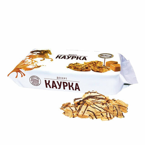 Десерт вафельный АККОНД "Каурка" хрустящий на основе карамели, 230 г - фото 1