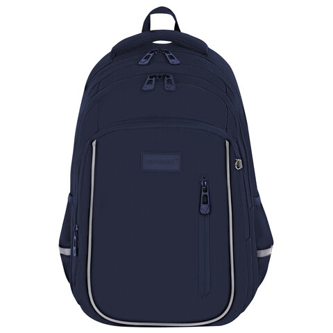 Рюкзак BRAUBERG INTENT, 2 отделения, 4 кармана, "Navy blue", 39х27х14 см, 273113 - фото 2