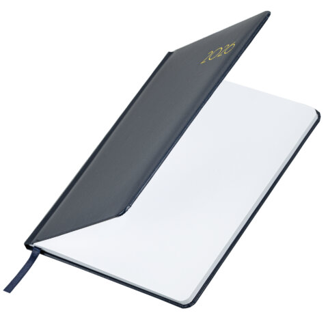 Еженедельник датированный 2026, А5, 145х215 мм, BRAUBERG "Select", балакрон, темно-синий, 117181 - фото 3