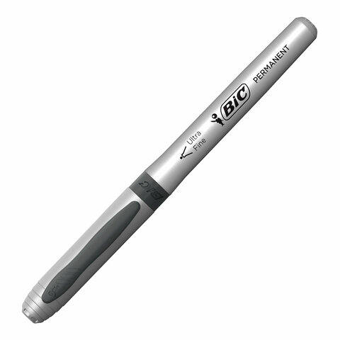Маркер перманентный BIC "Intensity Ultra Fine", ЧЕРНЫЙ, тонкий наконечник 0,8 мм, 8290801 - фото 3
