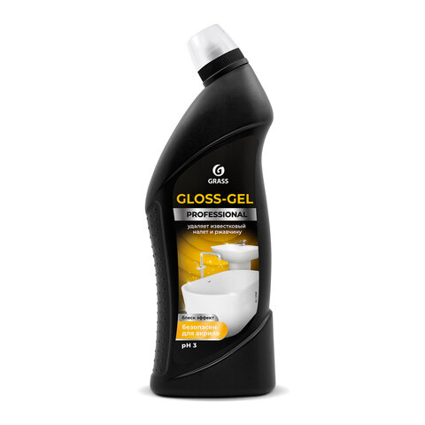 Средство для удаления ржавчины, известкового налета, кислотное, 750 мл, GRASS GLOSS-GEL PROFESSIONAL, 125568 - фото 1