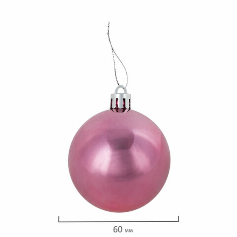 Шары новогодние ёлочные "Elegant Pink" 77 предметов, розовый/белый, ЗОЛОТАЯ СКАЗКА, 591715 - фото 22