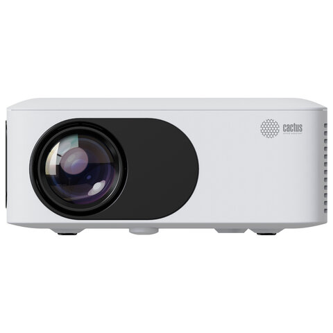 Проектор CACTUS CS-PRE.08WT.WXGA, LCD, 1280x720, 16:9, 1500 лм, 1000:1, 0,5 кг, белый - фото 1