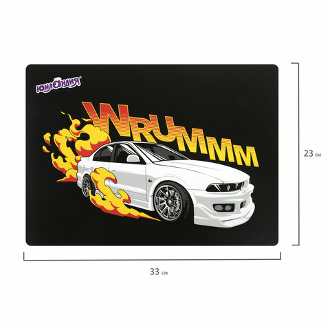 Настольное покрытие ЮНЛАНДИЯ, А4+, пластик, 33x23 см, "Wrum", 272372 - фото 6