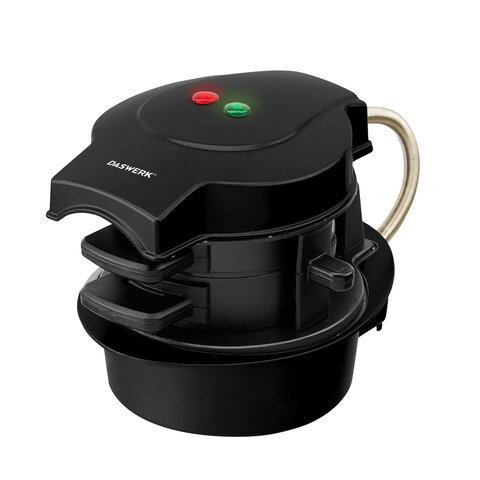 Бургерница-сендвичница электрическая антипригарная, съемная панель, 700 Вт, DASWERK (ДАСВЕРК), BM-1, 456333 - фото 1