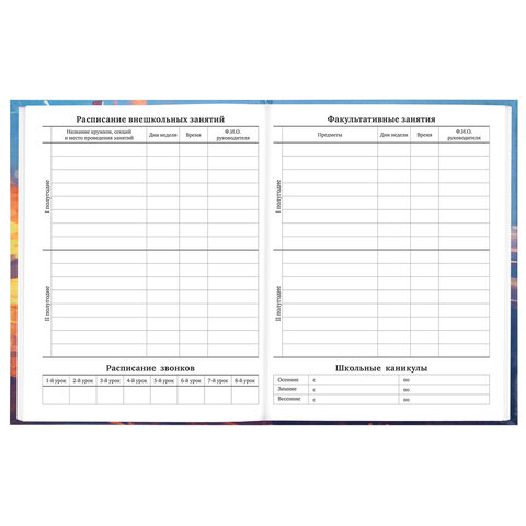 Дневник 5-11 класс 48 л., твердый, BRAUBERG, глянцевая ламинация, с подсказом, "Футбол", 107613 - фото 8