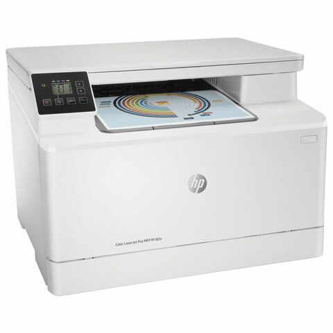 МФУ лазерное ЦВЕТНОЕ HP Color LaserJet M182n "3 в 1", А4, 16 стр./мин., 30000 стр./месяц, сетевая карта, 7KW54A - фото 3