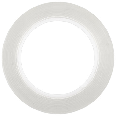 Многоразовая двухсторонняя прозрачная крепежная лента, скотч NANO tape, 2 м x 3 см, толщина 1 мм, WBZ (ВБЗ), 700425 - фото 3